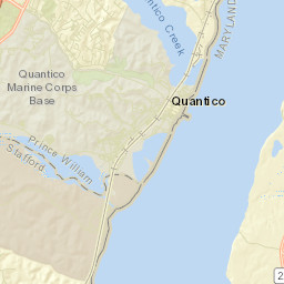 Quantico Station Street Map