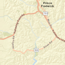 Prince Frederick Street Map