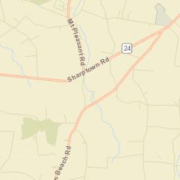 Tussock Pond Delaware Street Map