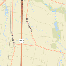 Saint George Delaware Street Map