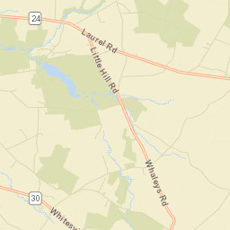 Whaleys Crossroads Delaware Street Map