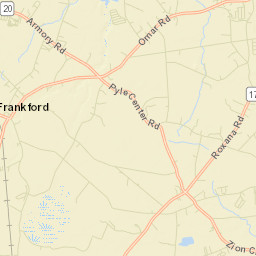 Roxana Delaware Street Map