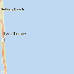 Seaside Villas Delaware Street Map