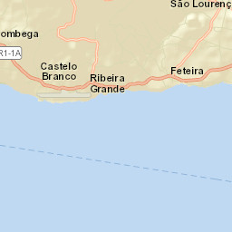 Ribeira Grande Street Map