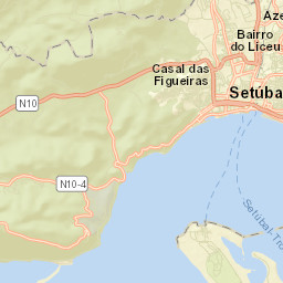 Setúbal Street Map