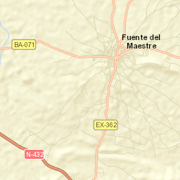 Fuente del Maestre Street Map