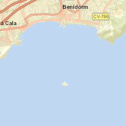 Benidorm Street Map