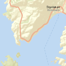 Astakós Street Map