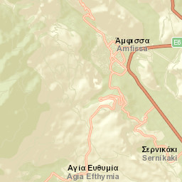 Ámfissa Street Map