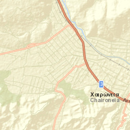 Chairóneia Street Map