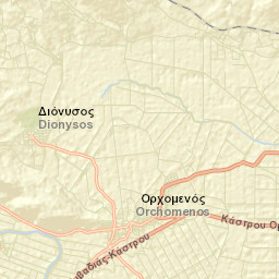 Orchomenós Street Map
