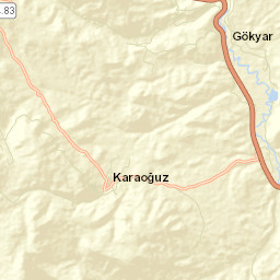 Darende Street Map