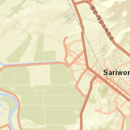 Sariwŏn Street Map