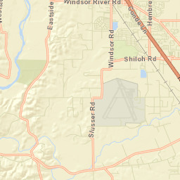 Woolsey California Street Map