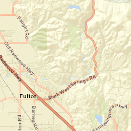 Fulton California Street Map