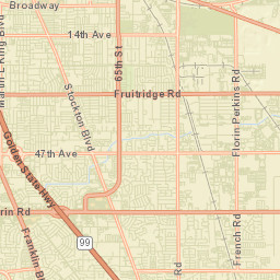 Polk California Street Map