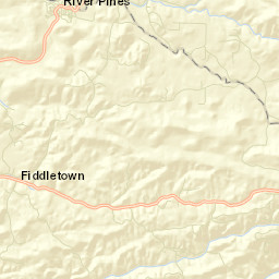 River Pines California Street Map