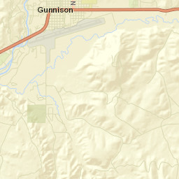 Gunnison Colorado Street Map