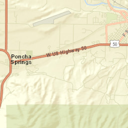 100-198 True Avenue, Poncha Springs, CO Street Map