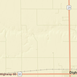Lane County Street Map
