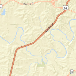 Cole County Street Map