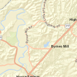 6401-6499 2nd Street, House Springs, MO Street Map