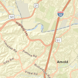 9, Arnold, MO 63010, USA Street Map