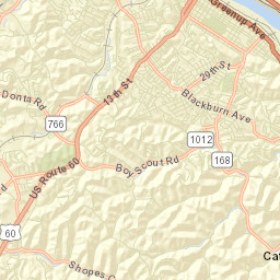 Ashland Street Map