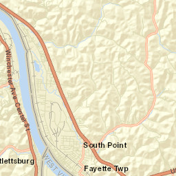 Sheridan Ohio Street Map