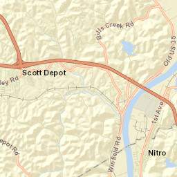 Nitro Street Map