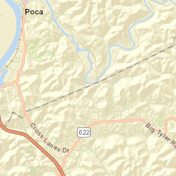 Cross Lanes Street Map