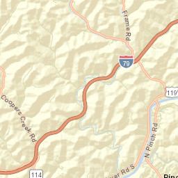 Elkview Street Map