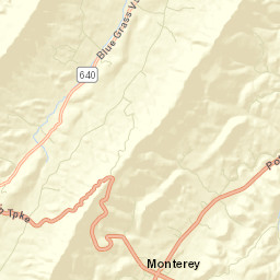 Monterey Street Map