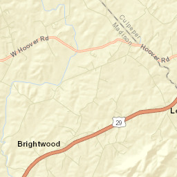 Brightwood Street Map