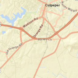 Culpeper Street Map