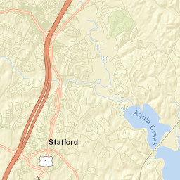 Aquia Harbour Street Map