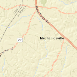 Mechanicsville Street Map