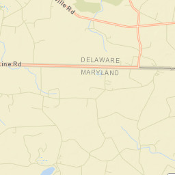 Whitesville Delaware Street Map