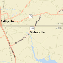 Selbyville Delaware Street Map