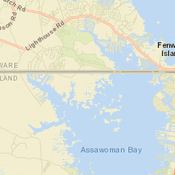 Teaberry Woods Delaware Street Map