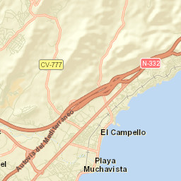El Campello Street Map