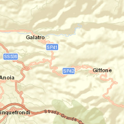 Giffone Street Map