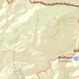 Dístomo Street Map