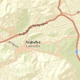 Livadeiá Street Map