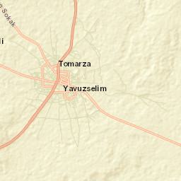 Tomarza Street Map