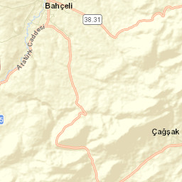 Sarız Street Map