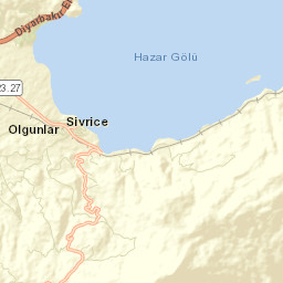 Sivrice Street Map