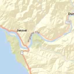 Jenner California Street Map