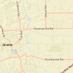 Mills California Street Map