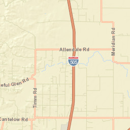 Hartley California Street Map